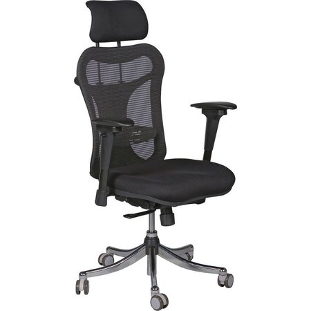 Mooreco CHAIR, EXEC HI BACK, ERGO, BK BLT34434